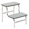 DOUBLE STEP-UP STOOL GREY/GREY